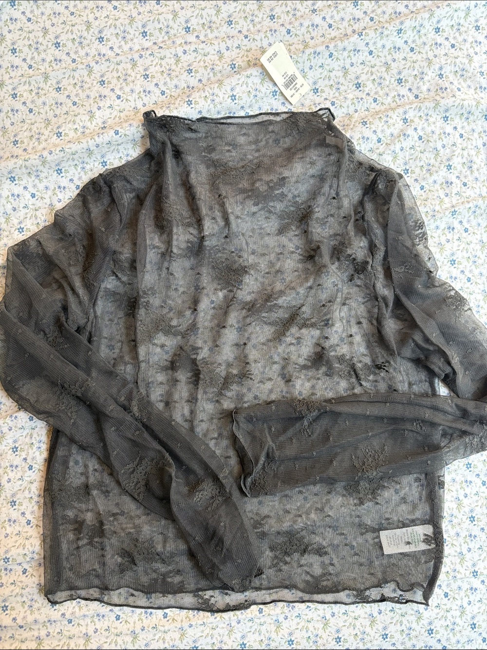 Aerie Level Up Lace Layering Top
